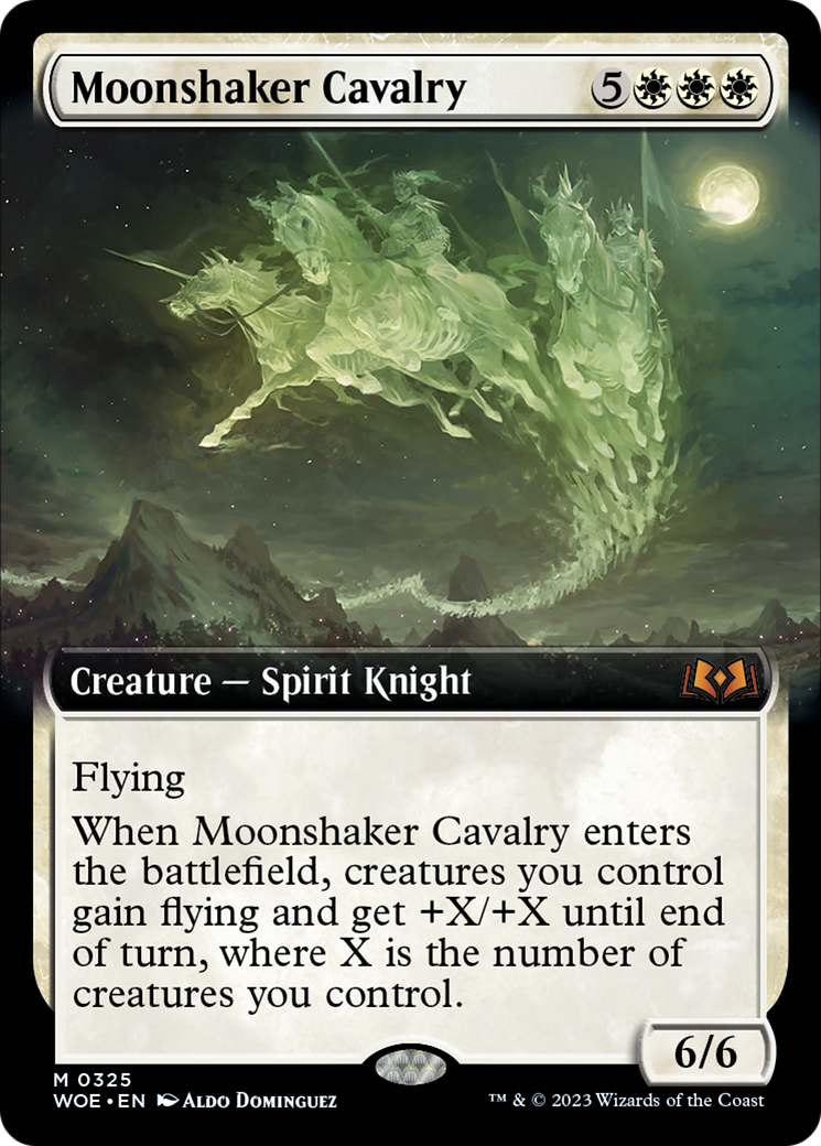 Moonshaker Cavalry (Extended Art) [Wilds of Eldraine] | Gam3 Escape