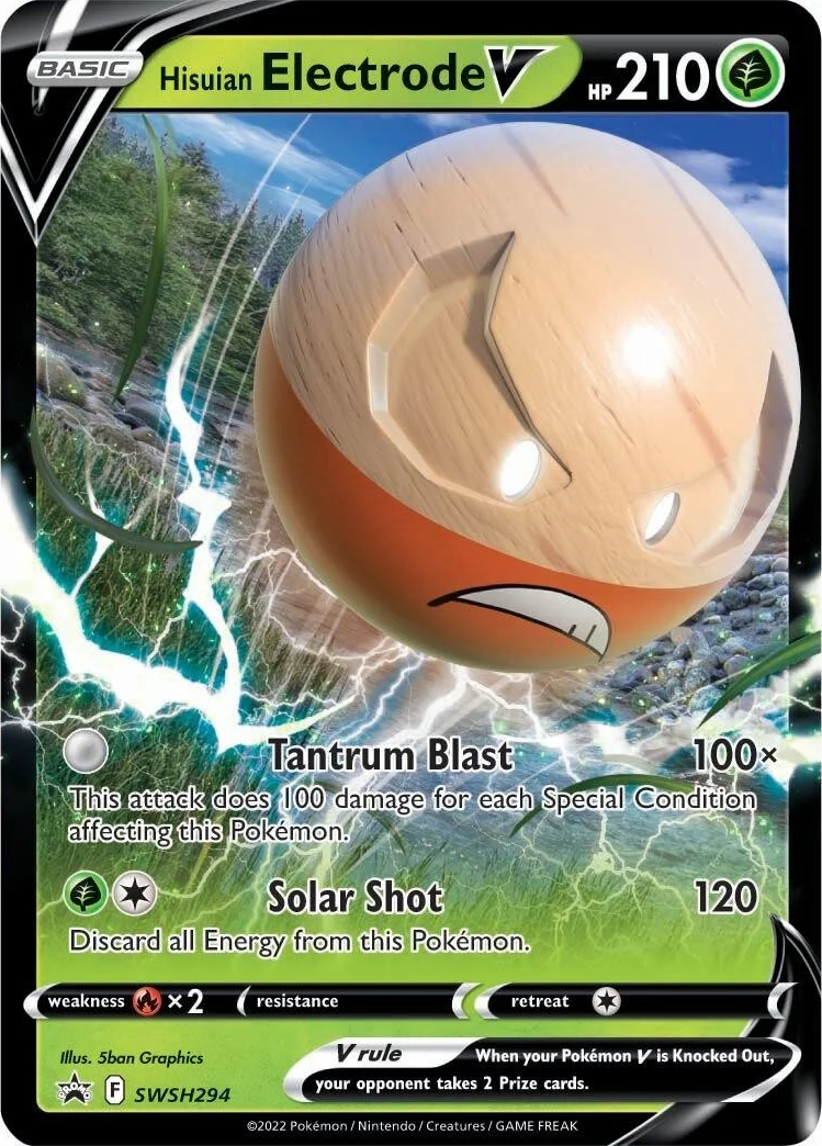 Hisuian Electrode V (SWSH294) [Sword & Shield: Black Star Promos] | Gam3 Escape