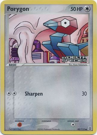 Porygon (80/113) (Stamped) [EX: Delta Species] | Gam3 Escape