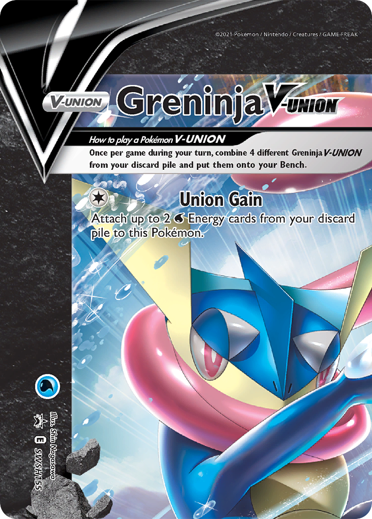 Greninja V-Union (SWSH155) [Sword & Shield: Black Star Promos] | Gam3 Escape