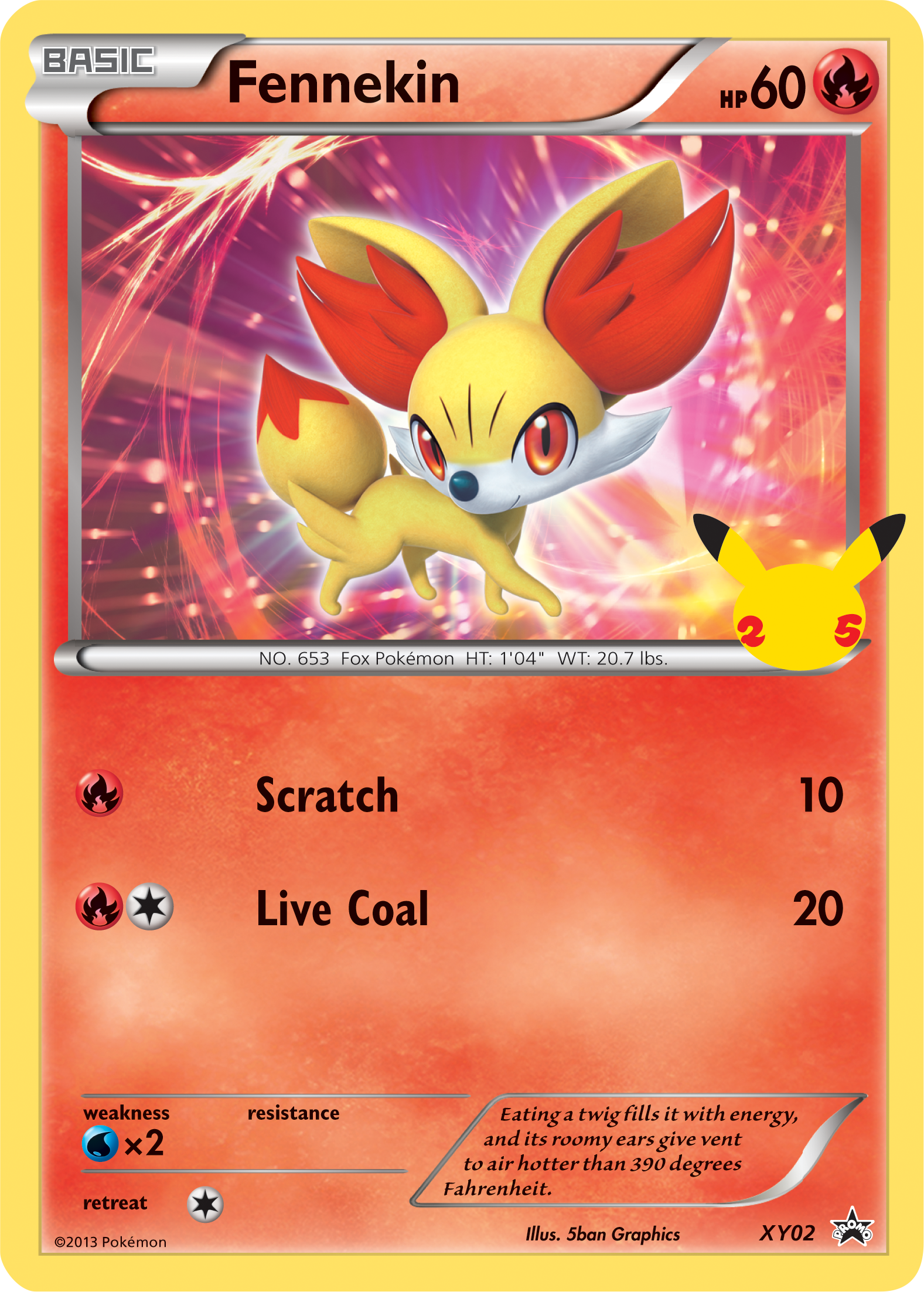 Fennekin (XY02) (Jumbo Card) [First Partner Pack] | Gam3 Escape