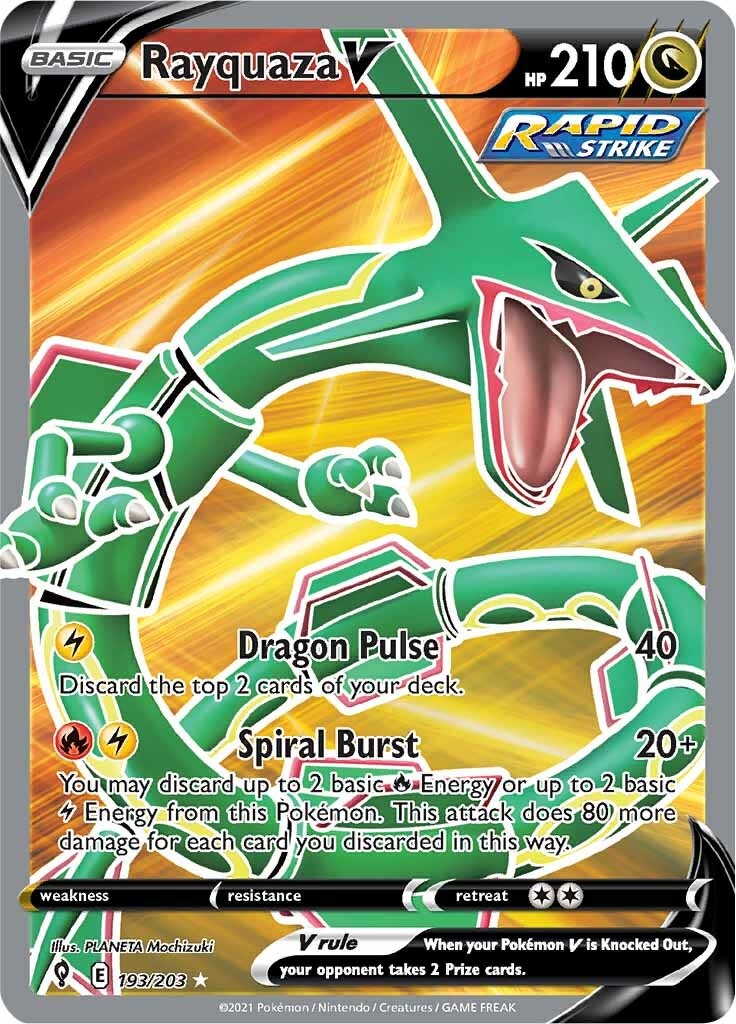 Rayquaza V (193/203) [Sword & Shield: Evolving Skies] | Gam3 Escape