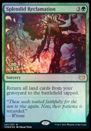 Splendid Reclamation [Innistrad: Crimson Vow Prerelease Promos] | Gam3 Escape