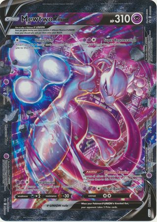 Mewtwo V-Union (Jumbo Card) [Sword & Shield: Black Star Promos] | Gam3 Escape