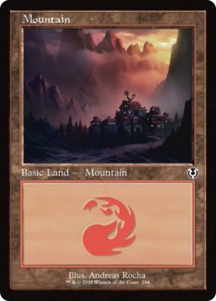 Mountain (294) (Retro Frame) [Innistrad Remastered] | Gam3 Escape