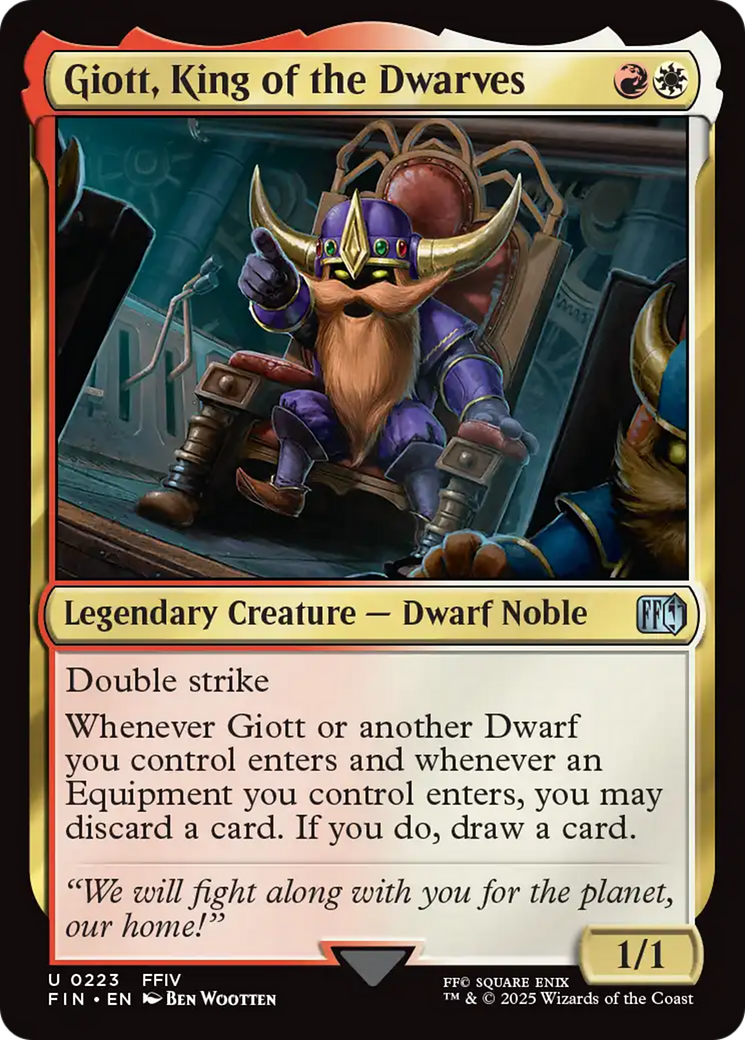 Giott, King of the Dwarves [FINAL FANTASY] | Gam3 Escape