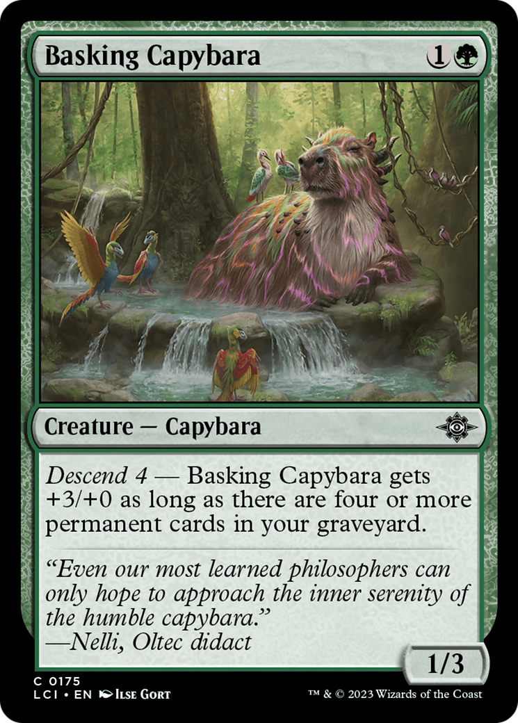 Basking Capybara [The Lost Caverns of Ixalan] | Gam3 Escape