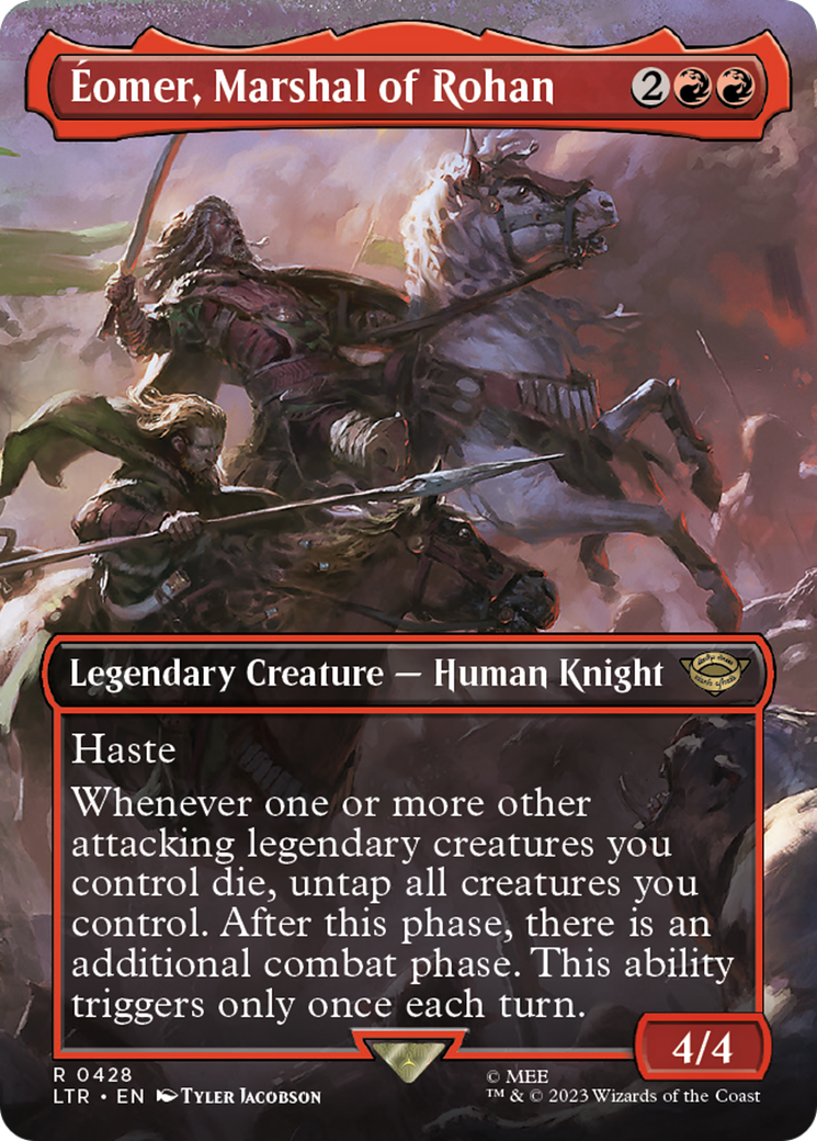 Eomer, Marshal of Rohan (Borderless Alternate Art) [The Lord of the Rings: Tales of Middle-Earth] | Gam3 Escape