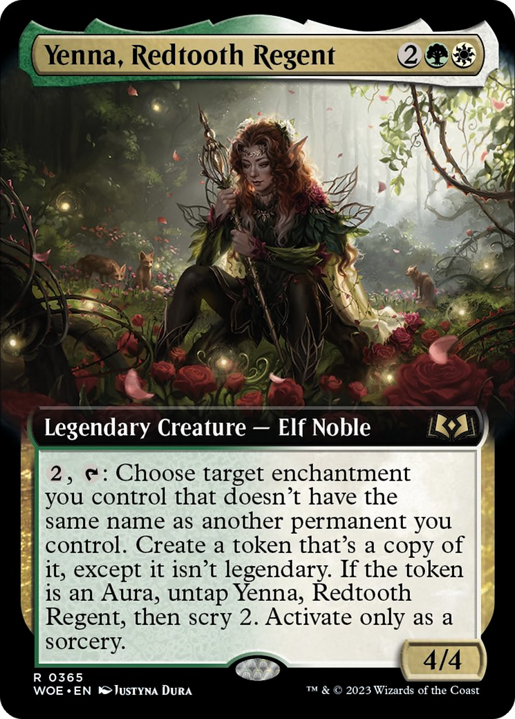 Yenna, Redtooth Regent (Extended Art) [Wilds of Eldraine] | Gam3 Escape