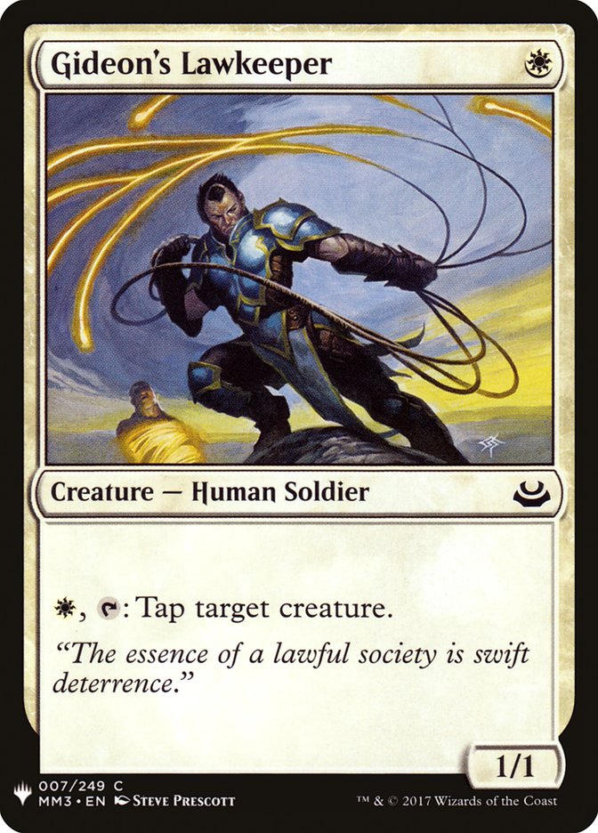 Gideon's Lawkeeper [Mystery Booster] | Gam3 Escape