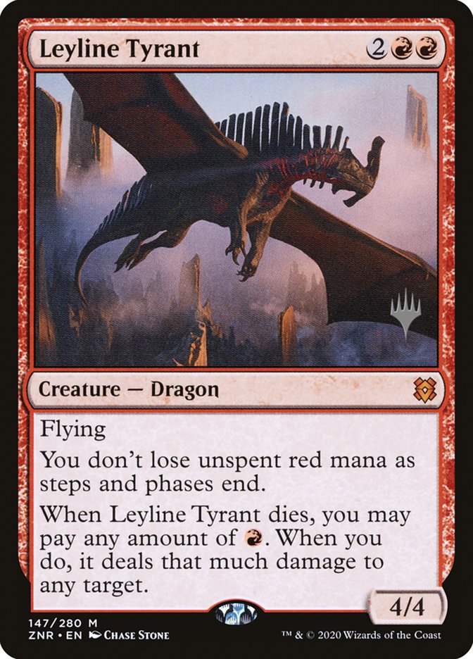 Leyline Tyrant (Promo Pack) [Zendikar Rising Promos] | Gam3 Escape