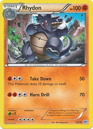 Rhydon (25/30) [XY: Trainer Kit 2 - Latios] | Gam3 Escape