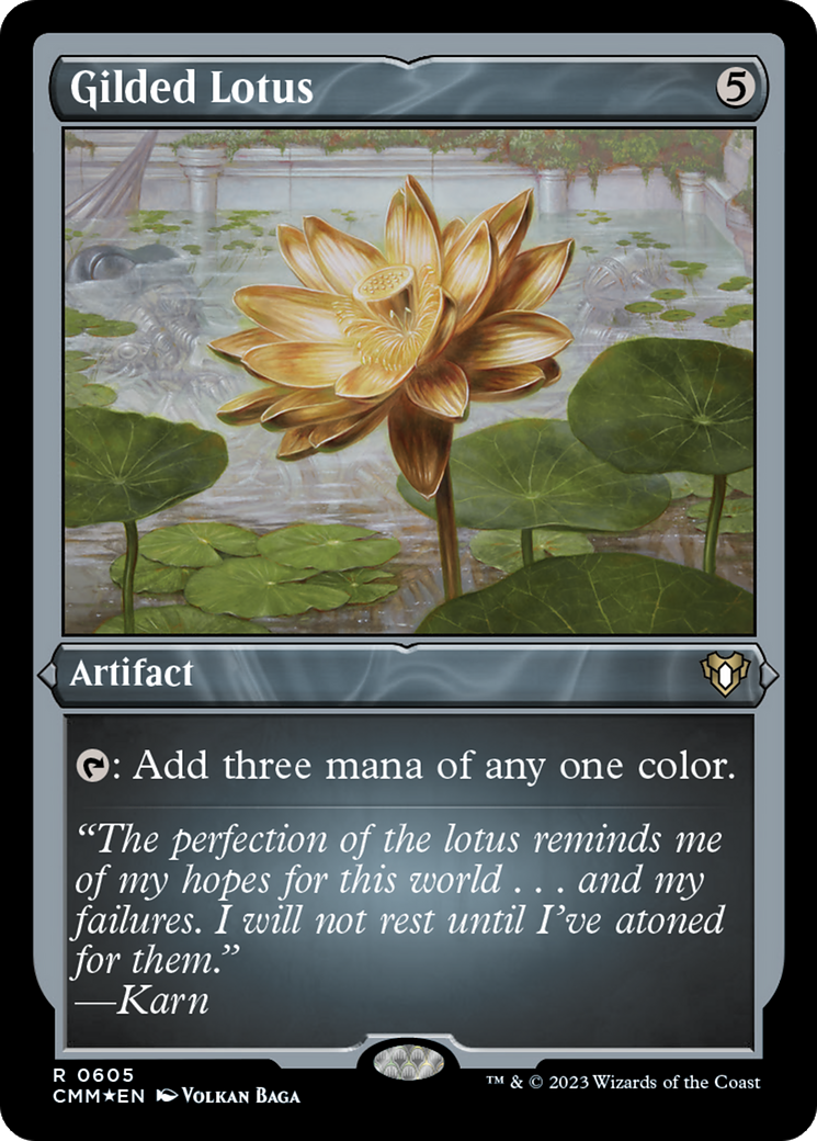Gilded Lotus (Foil Etched) [Commander Masters] | Gam3 Escape