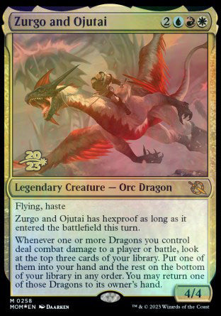 Zurgo and Ojutai [March of the Machine Prerelease Promos] | Gam3 Escape