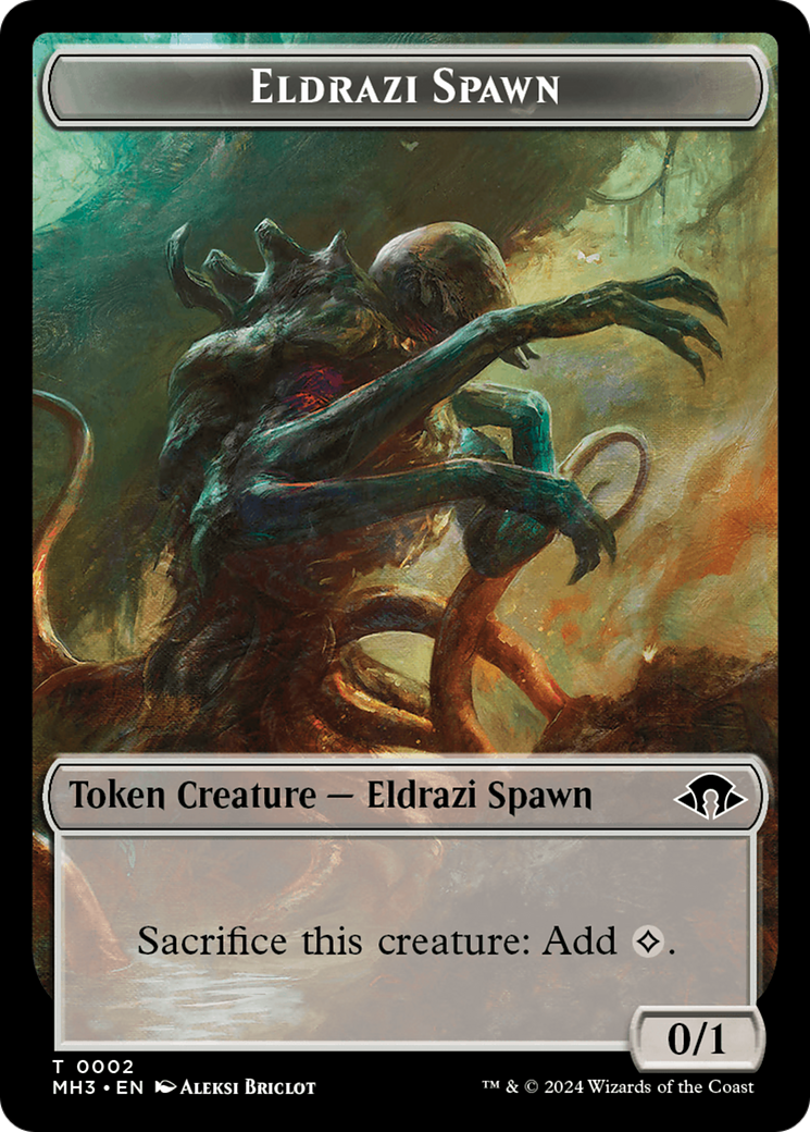 Eldrazi Spawn Token [Modern Horizons 3 Tokens] | Gam3 Escape