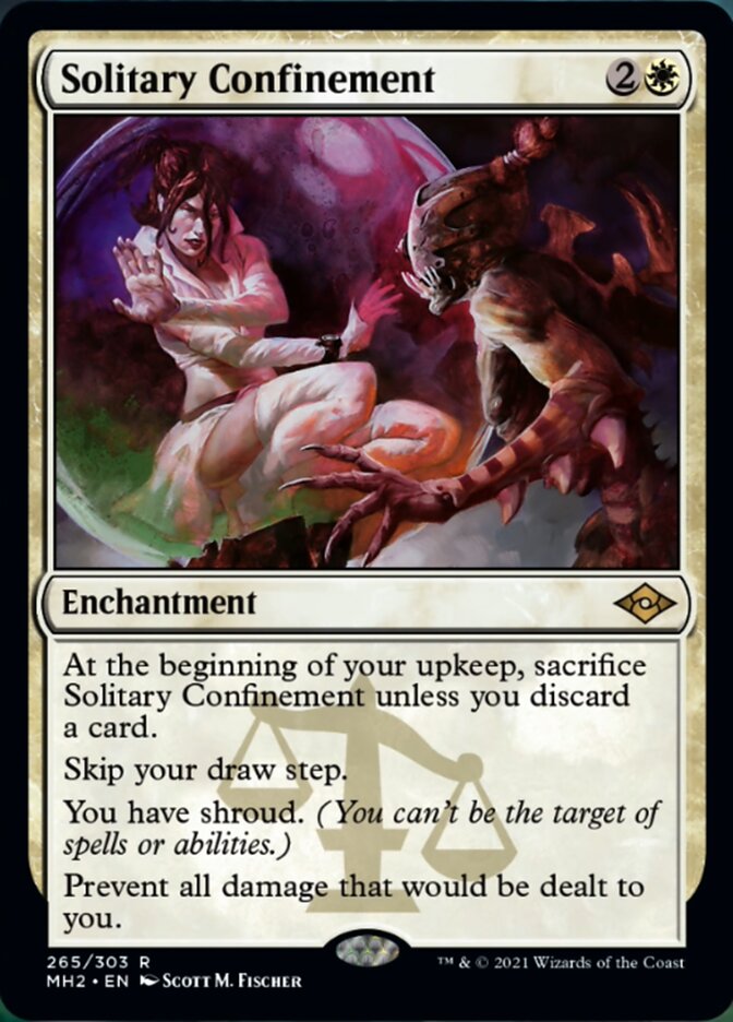 Solitary Confinement (Foil Etched) [Modern Horizons 2] | Gam3 Escape