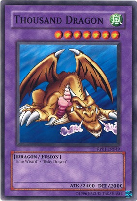 Thousand Dragon [RP01-EN049] Common | Gam3 Escape