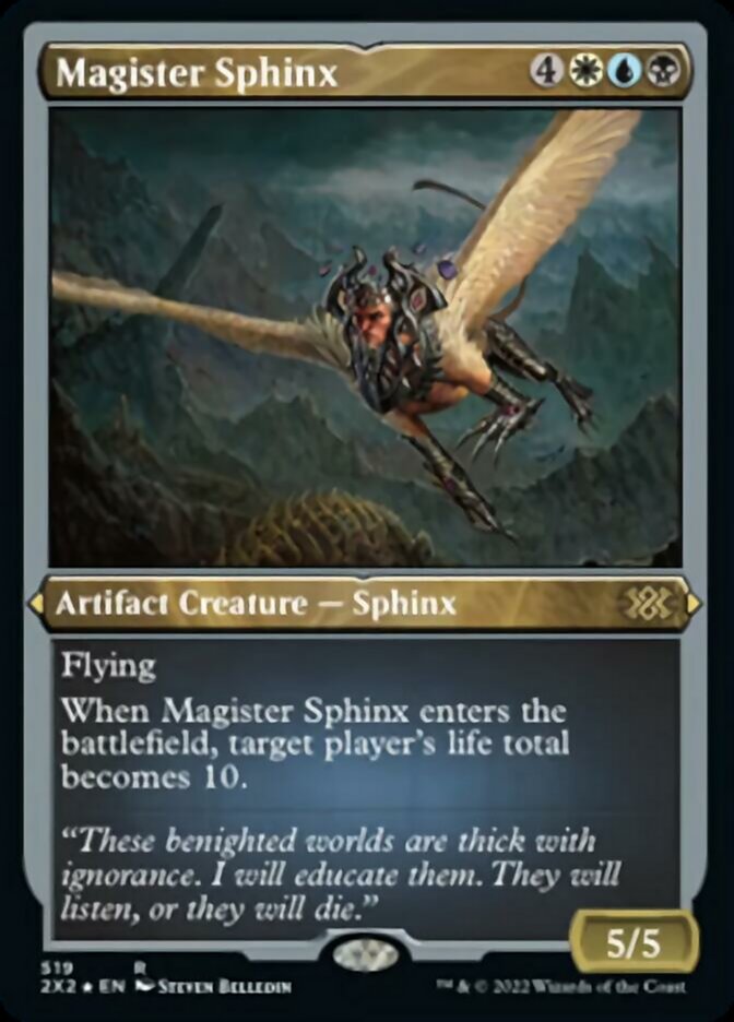 Magister Sphinx (Foil Etched) [Double Masters 2022] | Gam3 Escape