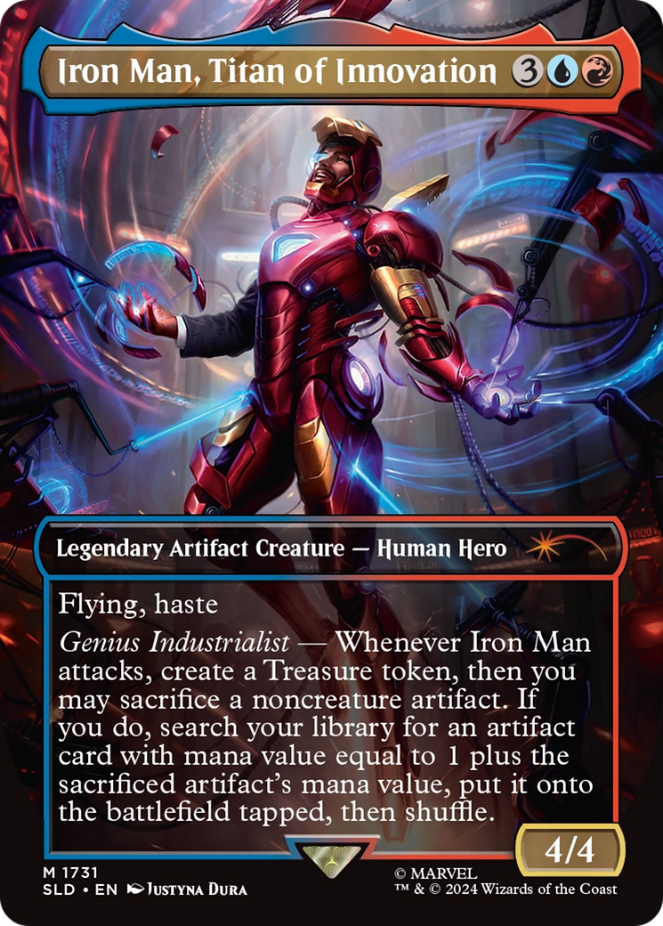 Iron Man, Titan of Innovation (Rainbow Foil) [Secret Lair Drop Series] | Gam3 Escape