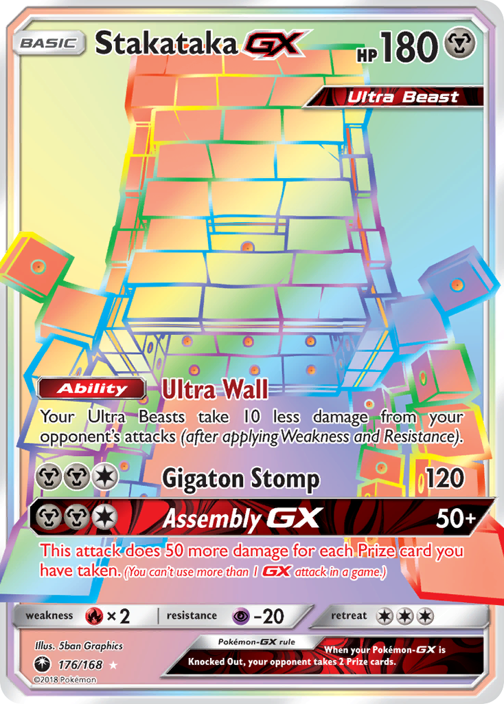Stakataka GX (176/168) [Sun & Moon: Celestial Storm] | Gam3 Escape