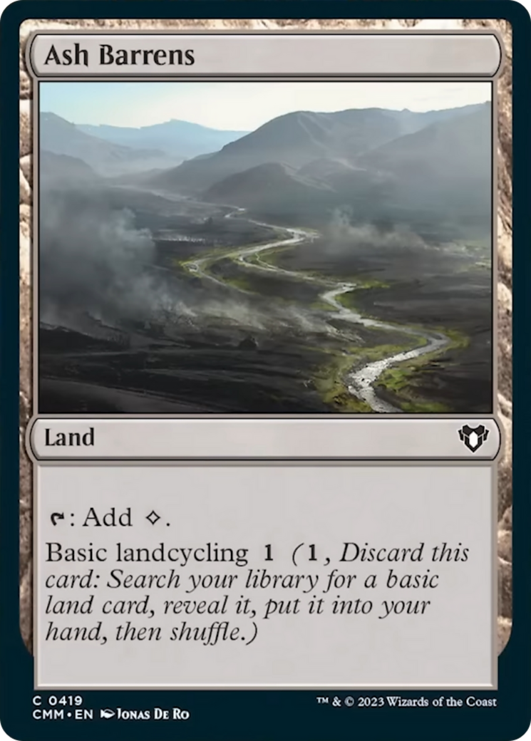 Ash Barrens [Commander Masters] | Gam3 Escape