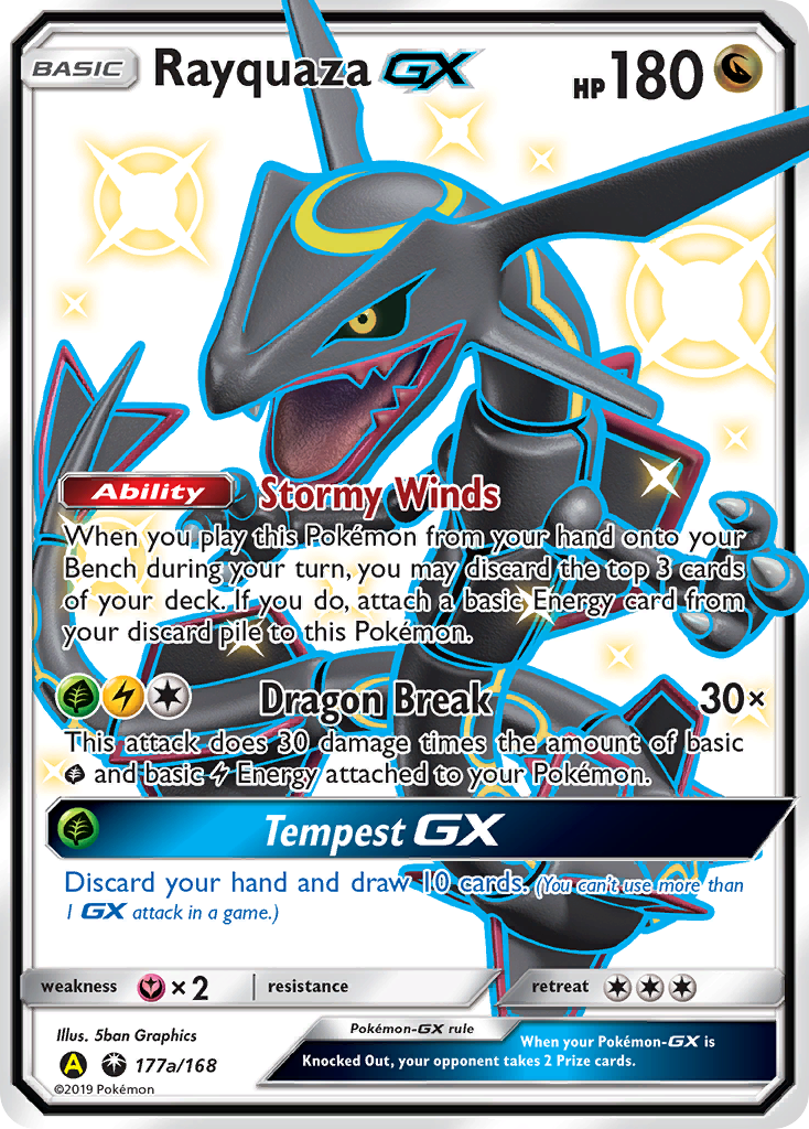 Rayquaza GX (177a/168) [Alternate Art Promos] | Gam3 Escape