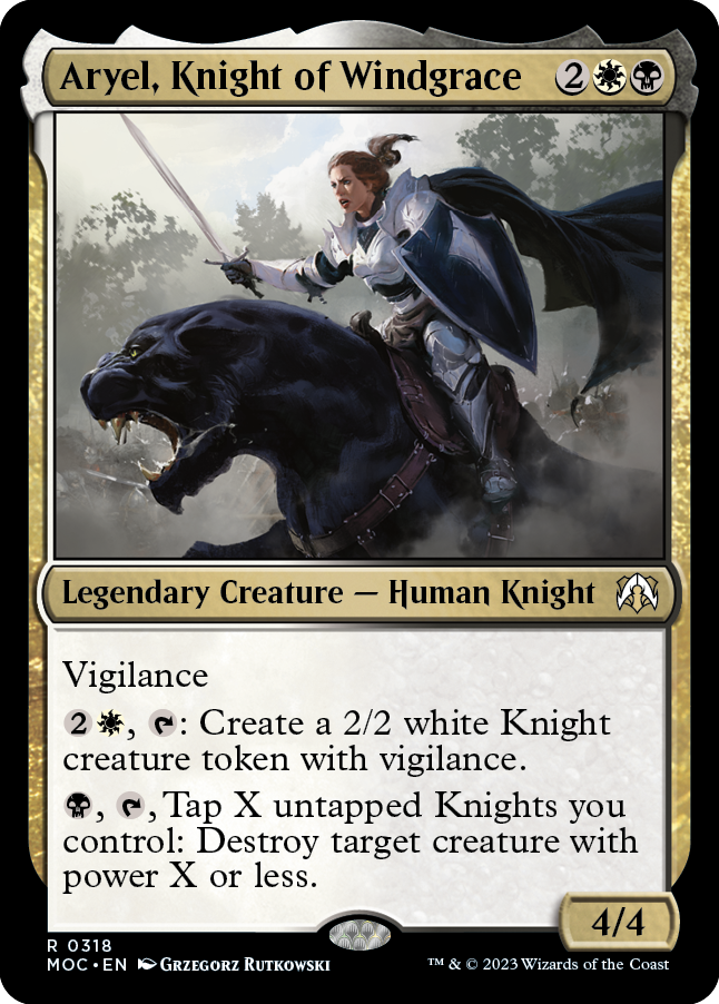 Aryel, Knight of Windgrace [March of the Machine Commander] | Gam3 Escape