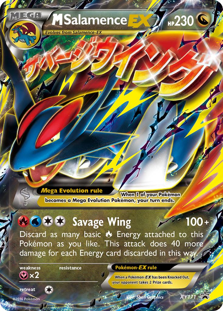 M Salamence EX (XY171) [XY: Black Star Promos] | Gam3 Escape