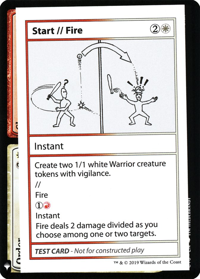 Start // Fire [Mystery Booster Playtest Cards] | Gam3 Escape