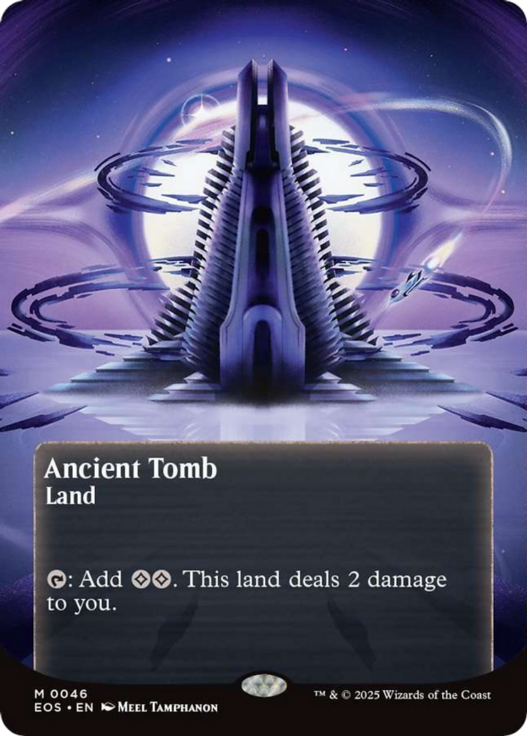 Ancient Tomb (0046) (Borderless) [Edge of Eternities: Stellar Sights] | Gam3 Escape