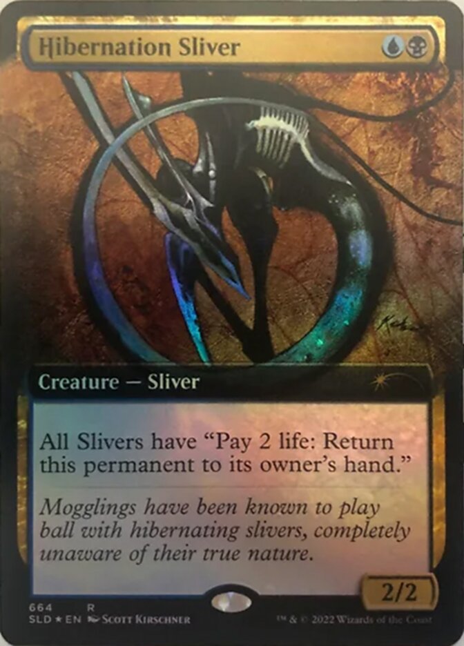 Hibernation Sliver (Extended Art) [Secret Lair Drop Promos] | Gam3 Escape