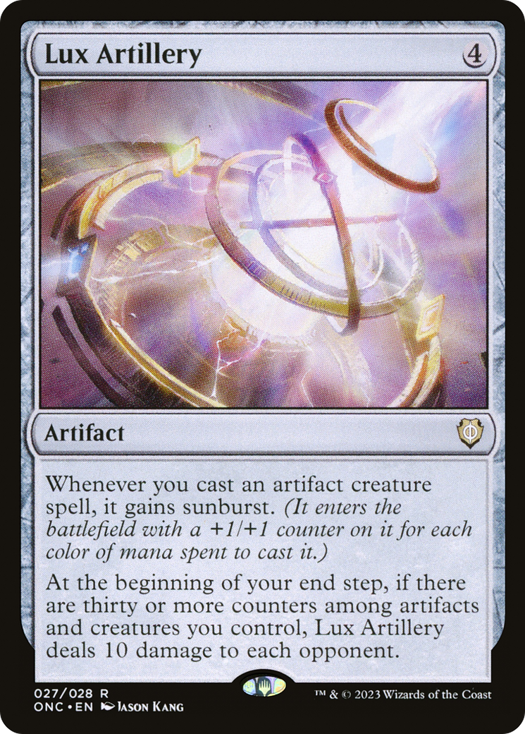 Lux Artillery [Phyrexia: All Will Be One Commander] | Gam3 Escape