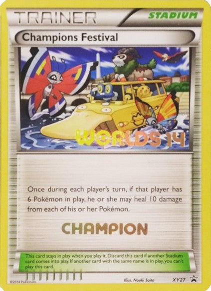 Champions Festival (XY27) (2014 Champion) [XY: Black Star Promos] | Gam3 Escape