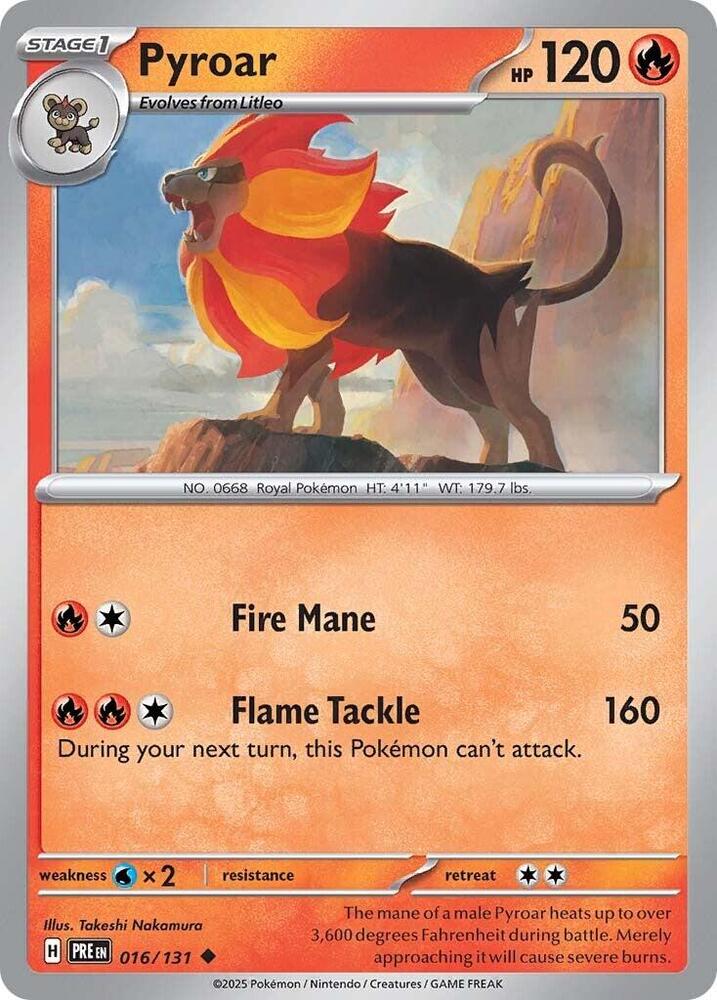 Pyroar (016/131) [Scarlet & Violet: Prismatic Evolutions] | Gam3 Escape