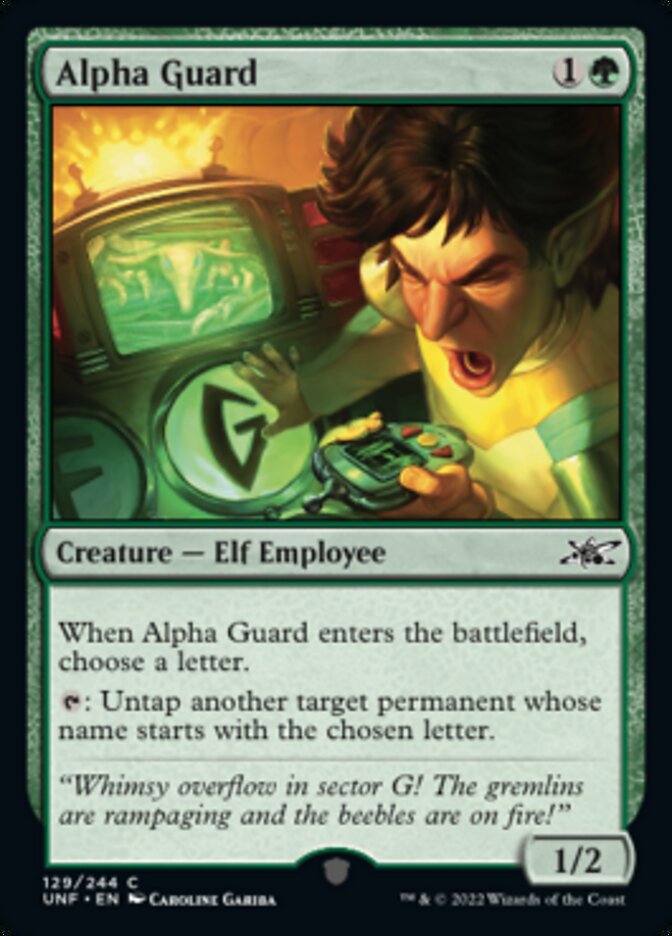 Alpha Guard [Unfinity] | Gam3 Escape
