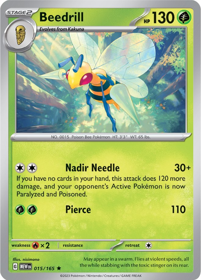 Beedrill (015/165) [Scarlet & Violet 151] | Gam3 Escape