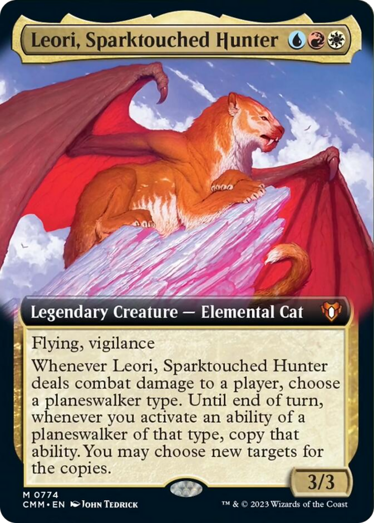Leori, Sparktouched Hunter (Extended Art) [Commander Masters] | Gam3 Escape