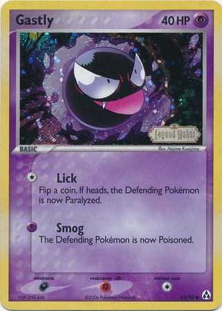 Gastly (52/92) (Stamped) [EX: Legend Maker] | Gam3 Escape