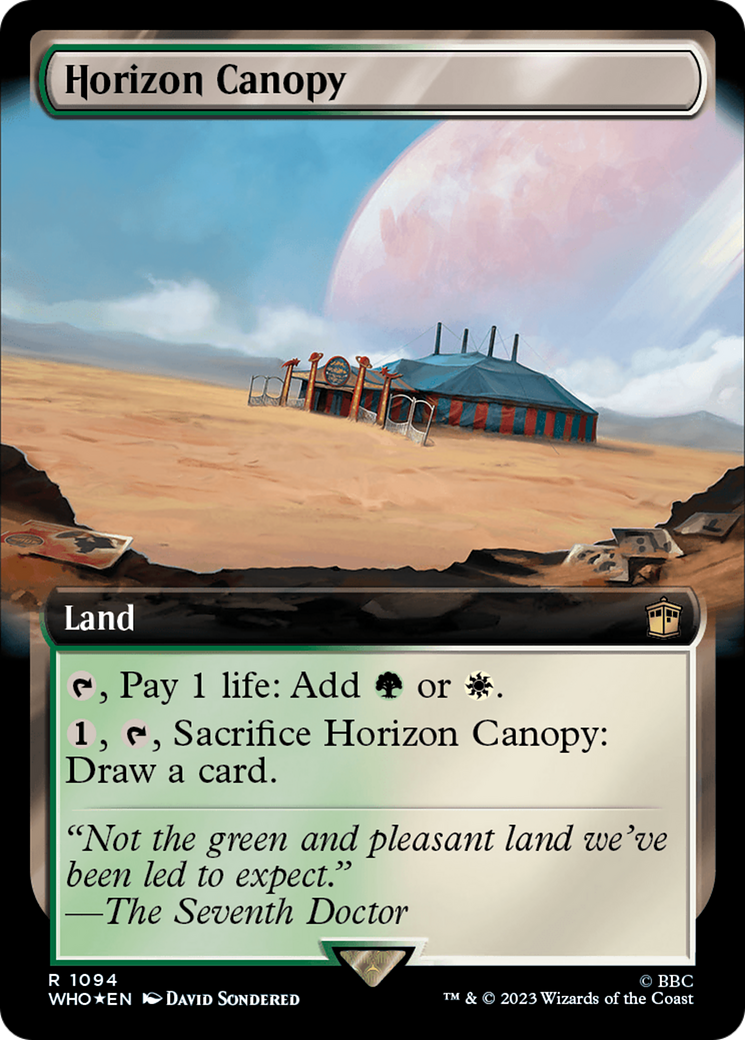 Horizon Canopy (Extended Art) (Surge Foil) [Doctor Who] | Gam3 Escape