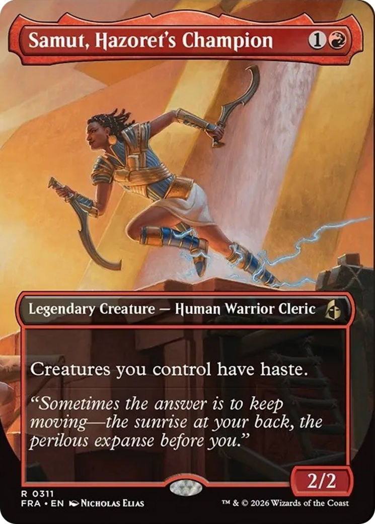 Samut, Hazoret's Champion (Borderless) [Reality Fracture] | Gam3 Escape