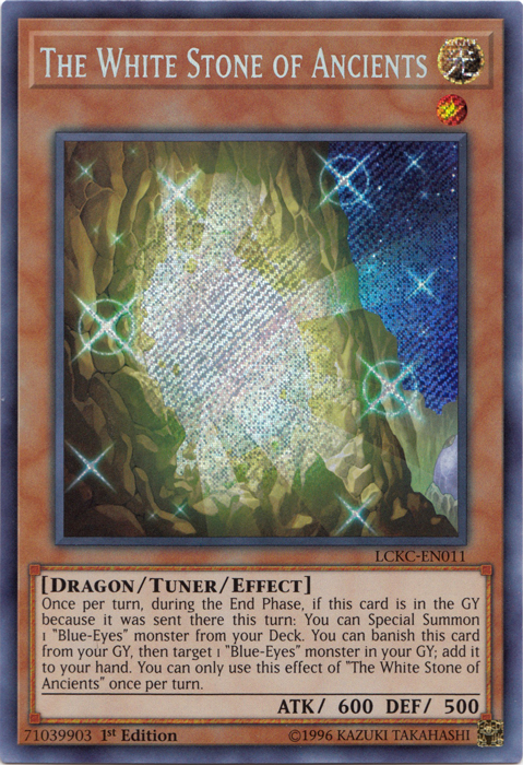 The White Stone of Ancients [LCKC-EN011] Secret Rare | Gam3 Escape