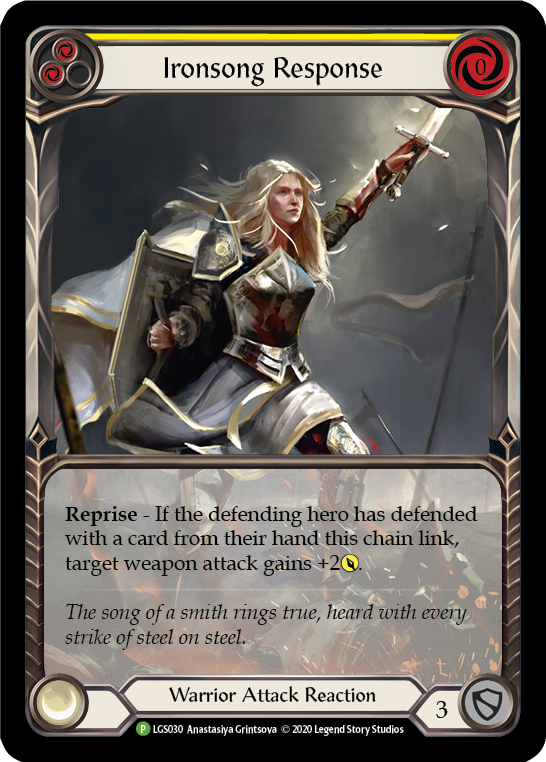Ironsong Response (Yellow) [LGS030] (Promo) | Gam3 Escape