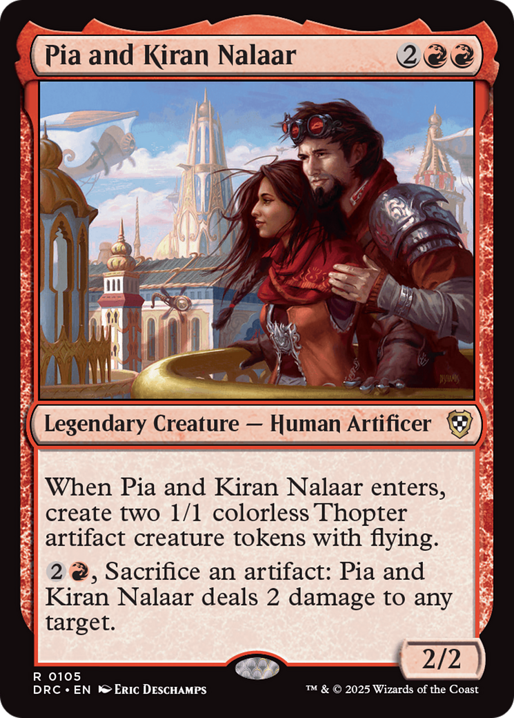 Pia and Kiran Nalaar [Aetherdrift Commander] | Gam3 Escape