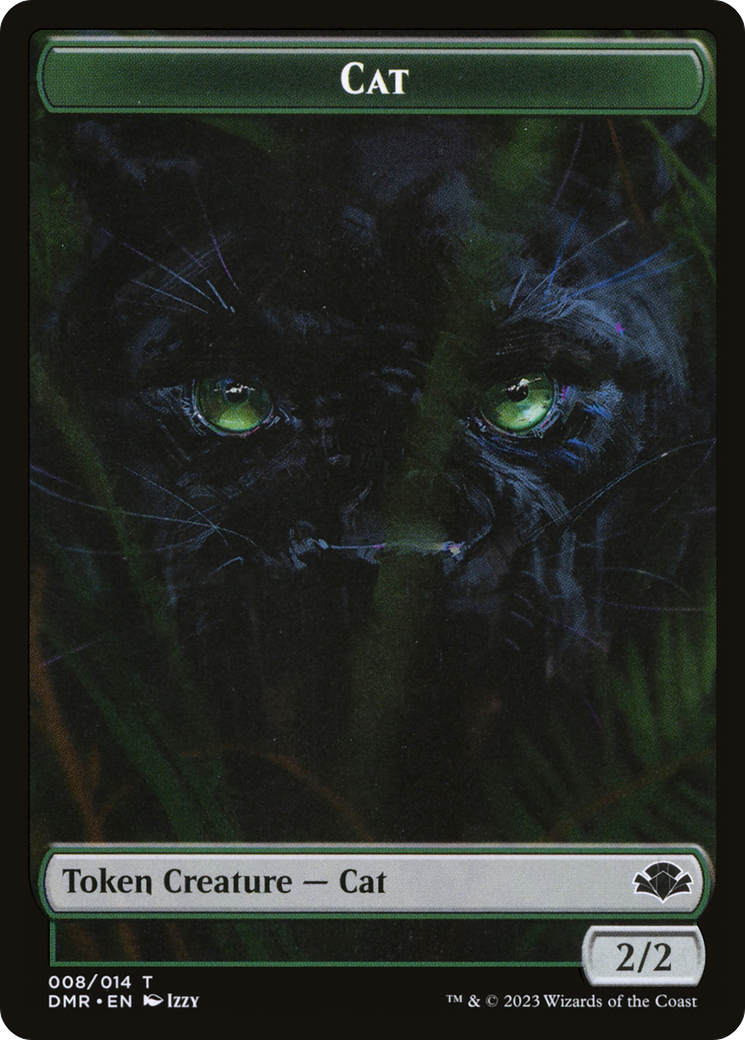 Cat Token (008) [Dominaria Remastered Tokens] | Gam3 Escape