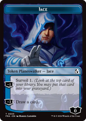 Spirit // Jace Double-Sided Token [Reality Fracture Commander Tokens] | Gam3 Escape
