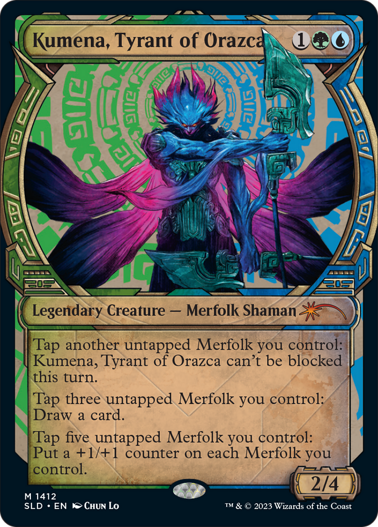 Kumena, Tyrant of Orazca (Rainbow Foil) [Secret Lair Drop Series] | Gam3 Escape