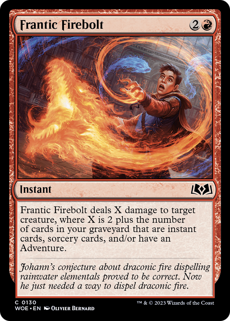 Frantic Firebolt [Wilds of Eldraine] | Gam3 Escape