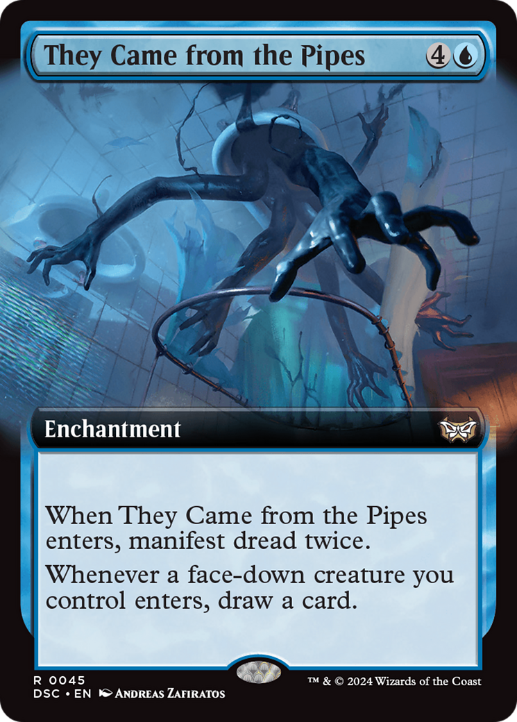 They Came from the Pipes (Extended Art) [Duskmourn: House of Horror Commander] | Gam3 Escape