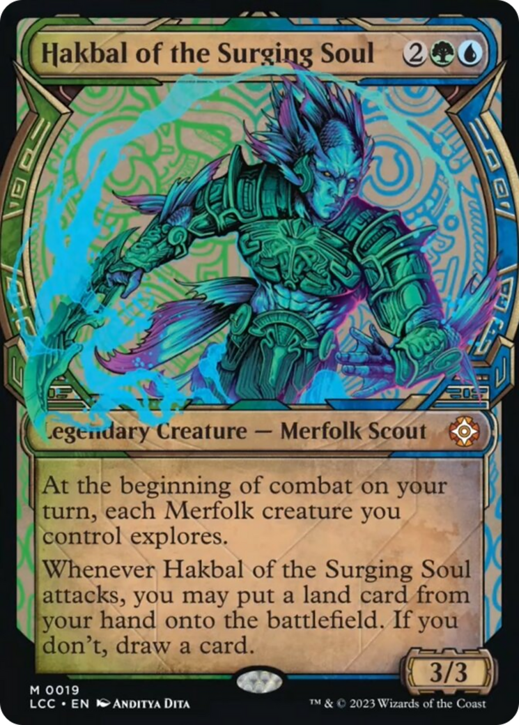 Hakbal of the Surging Soul (Showcase) [The Lost Caverns of Ixalan Commander] | Gam3 Escape