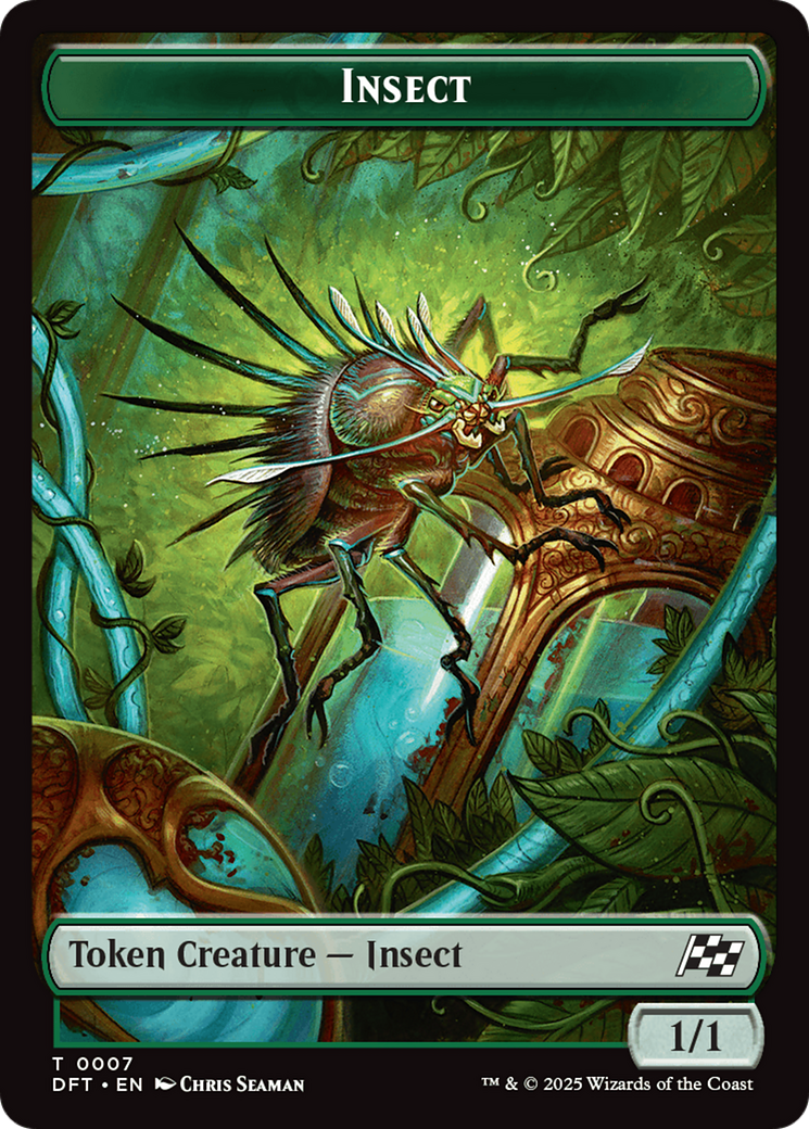 Insect // Elephant Double-Sided Token [Aetherdrift Tokens] | Gam3 Escape